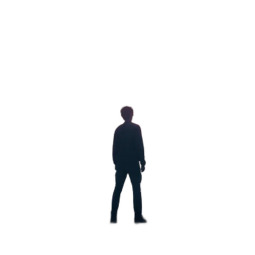 jacket, robot, staff, creature transparent PNG cut-out