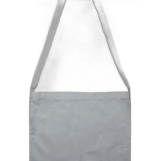 simple, gray, shoulder, bag transparent PNG cut-out