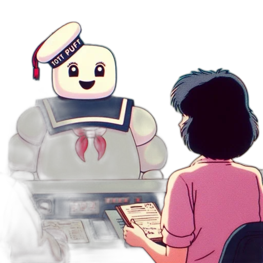 robot, food, creature, staff transparent PNG cut-out