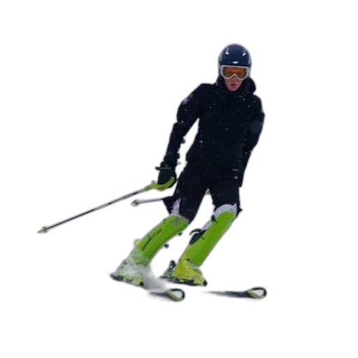staff, photorealistic, 3d render, snow transparent PNG cut-out