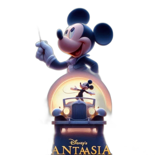 animal, concept art, 3d render, mickey transparent PNG cut-out