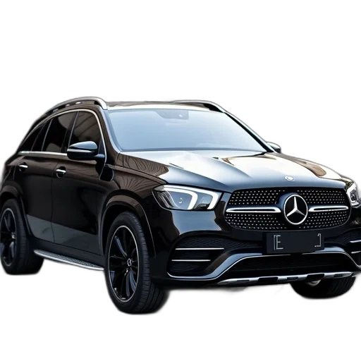 car, photorealistic, 3d render, mercedes transparent PNG cut-out