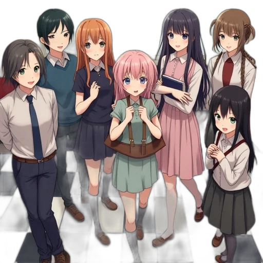 staff, dress, anime, concept art transparent PNG cut-out