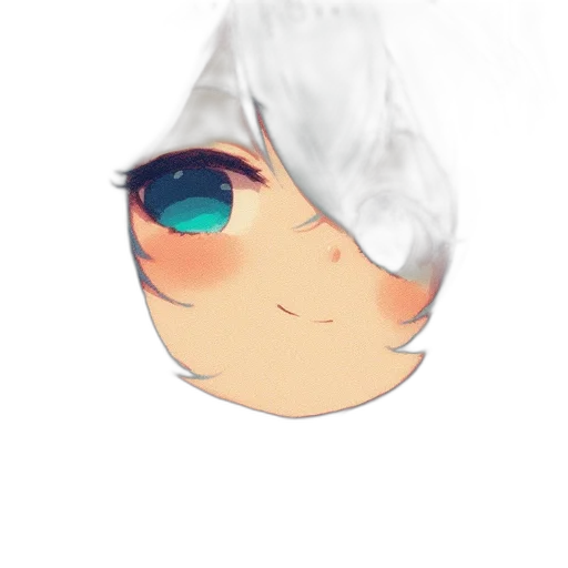 face, mask, hair, staff transparent PNG cut-out