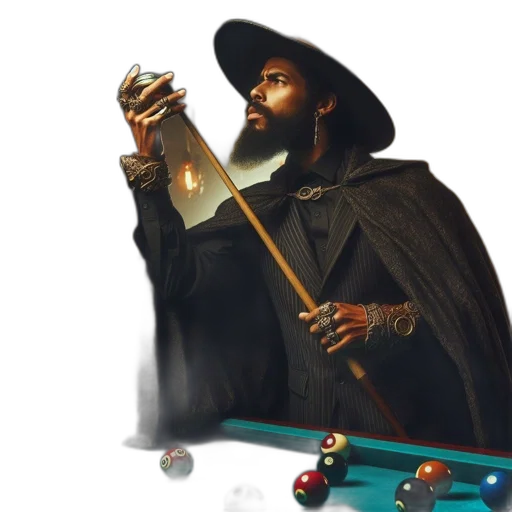 staff, hat, sword, jacket transparent PNG cut-out