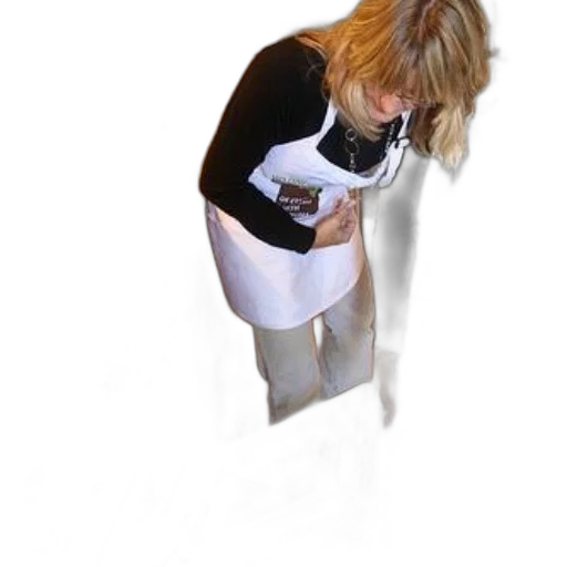 dress, staff, jacket, hair transparent PNG cut-out