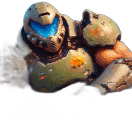 robot, weapon, face, mask transparent PNG cut-out