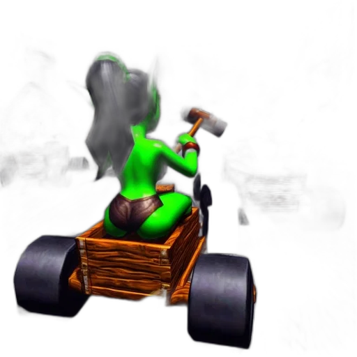 car, weapon, 3d render, concept art transparent PNG cut-out