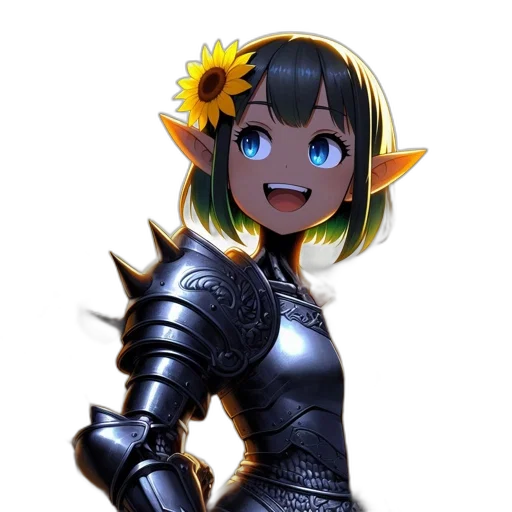 flower, weapon, crown, staff transparent PNG cut-out