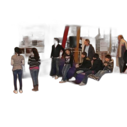 concept art, 3d render, photorealistic, group transparent PNG cut-out