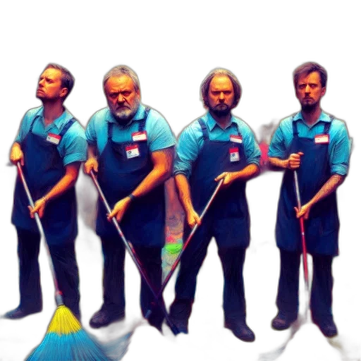 staff, concept art, oil painting, 3d render transparent PNG cut-out