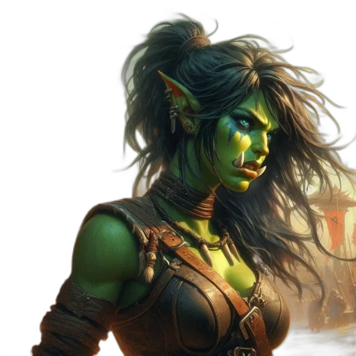 fantasy art, concept art, comic book art, photorealistic transparent PNG cut-out