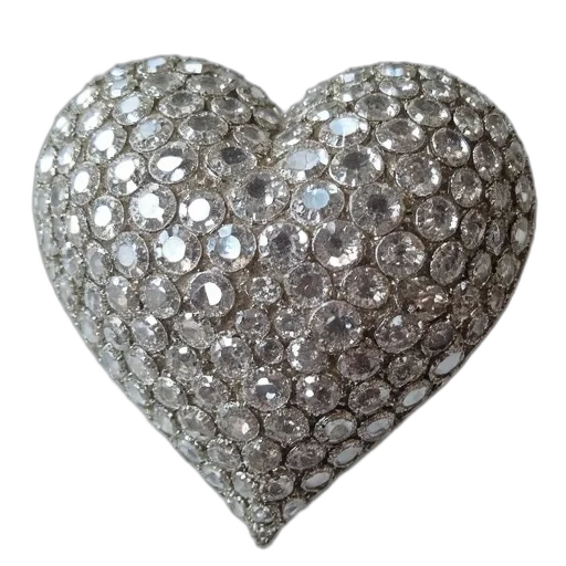 jewelry, crown, diamond, heart transparent PNG cut-out