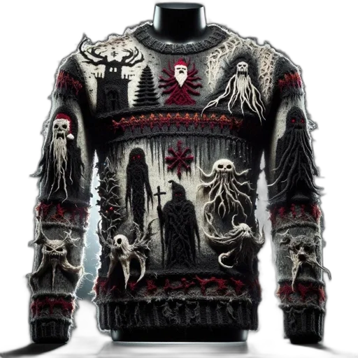 jacket, concept art, dark, intricately transparent PNG cut-out