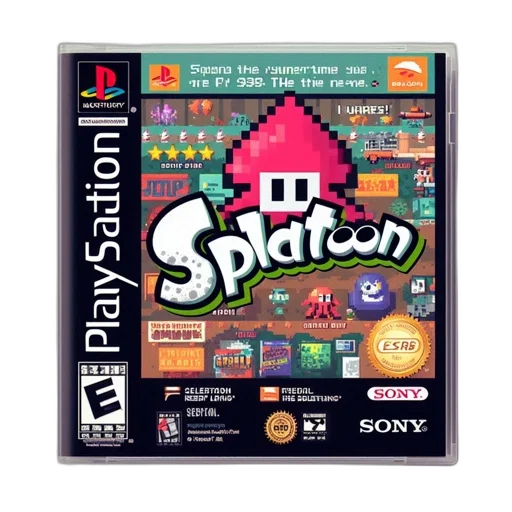 weapon, pixel art, splatoon, game transparent PNG cut-out
