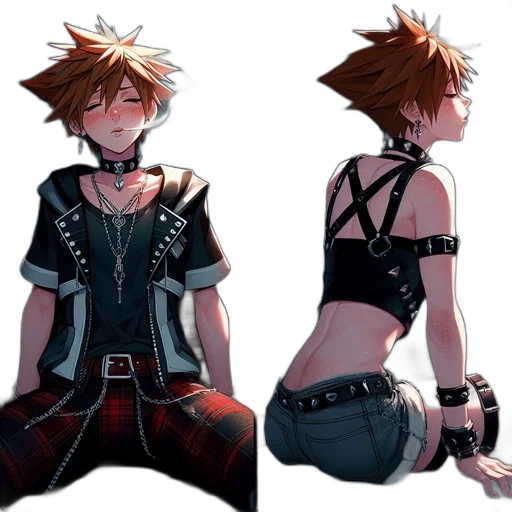 jacket, concept art, cyberpunk, pixel art transparent PNG cut-out