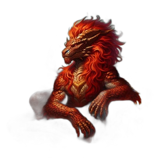 dragon, creature, staff, animal transparent PNG cut-out