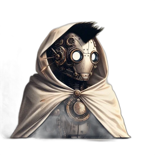 mask, robot, face, staff transparent PNG cut-out