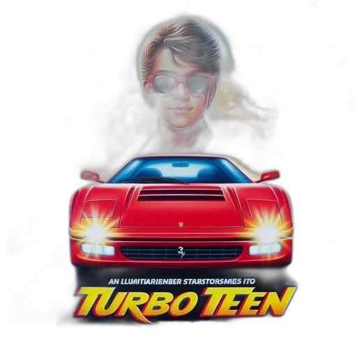 car, vaporwave, concept art, comic book art transparent PNG cut-out
