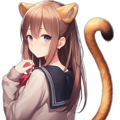 staff, animal, creature, hair transparent PNG cut-out