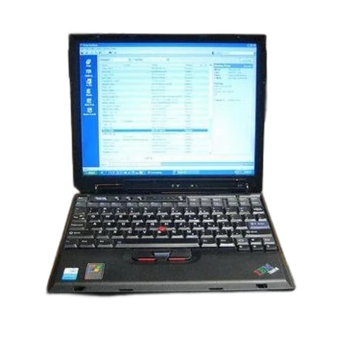 staff, open, laptop, computer transparent PNG cut-out