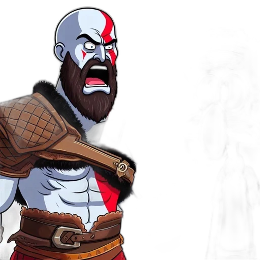 concept art, comic book art, fantasy art, 3d render transparent PNG cut-out