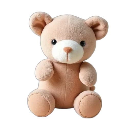 animal, 3d render, baby, plush transparent PNG cut-out