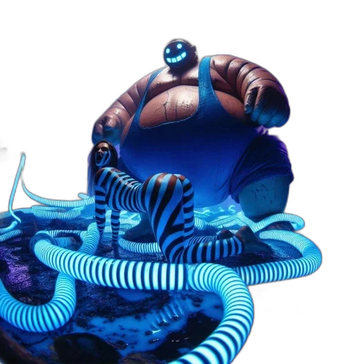 robot, shoes, 3d render, concept art transparent PNG cut-out