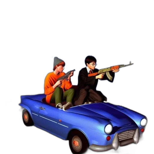 car, weapon, concept art, pixel art transparent PNG cut-out