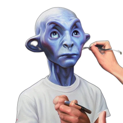 face, staff, mask, robot transparent PNG cut-out