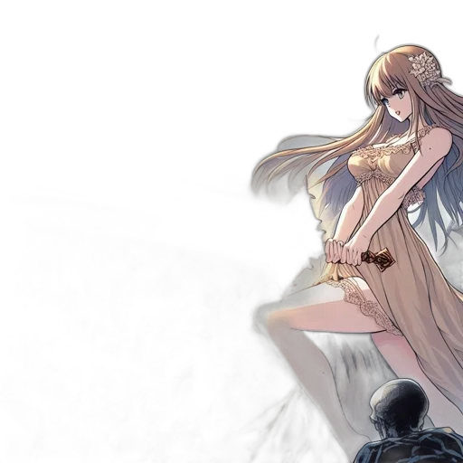 dress, sword, fantasy art, concept art transparent PNG cut-out