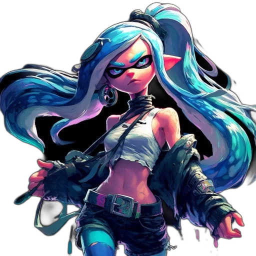 weapon, staff, concept art, cyberpunk transparent PNG cut-out