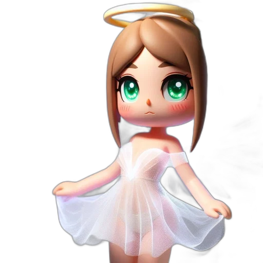 dress, 3d render, pixel art, concept art transparent PNG cut-out
