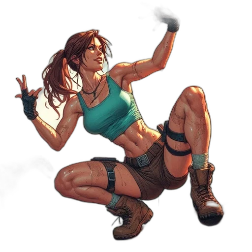 concept art, comic book art, fantasy art, pixel art transparent PNG cut-out
