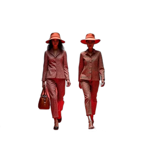 hat, jacket, 3d render, concept art transparent PNG cut-out