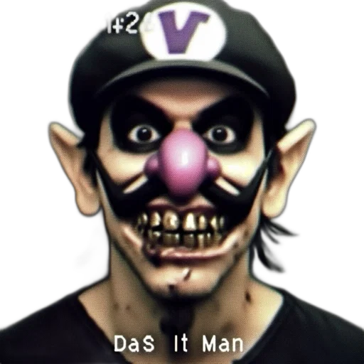 mask, face, vaporwave, 3d render transparent PNG cut-out