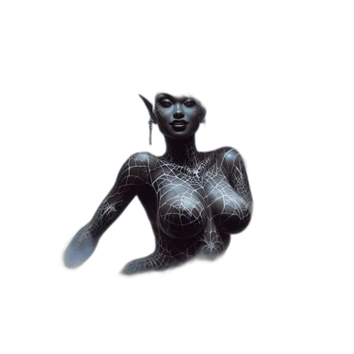 mask, creature, jewelry, staff transparent PNG cut-out