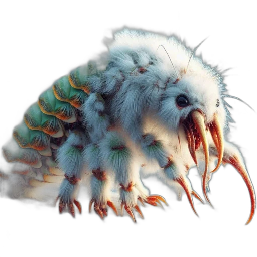 creature, animal, hair, dragon transparent PNG cut-out