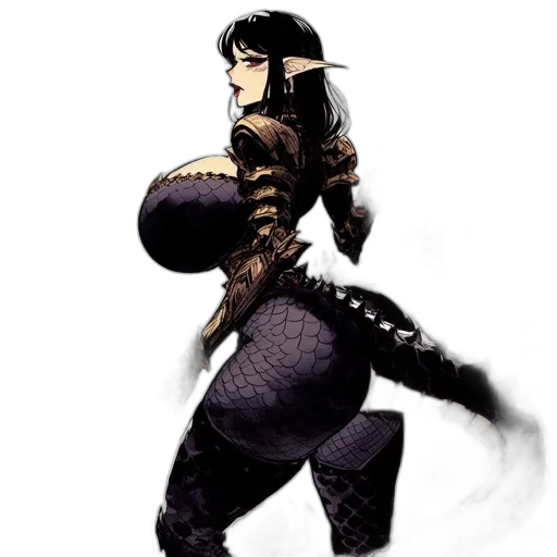 weapon, dragon, staff, concept art transparent PNG cut-out