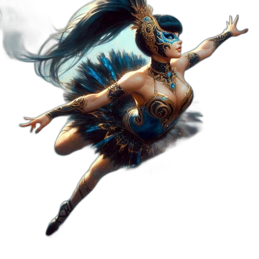 dress, fantasy art, concept art, comic book art transparent PNG cut-out