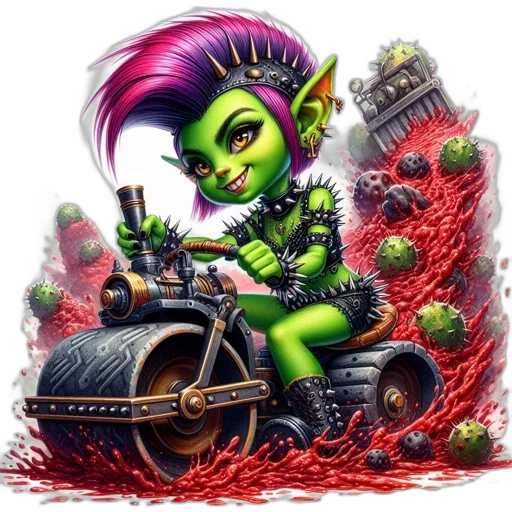 concept art, fantasy art, comic book art, cartoon transparent PNG cut-out