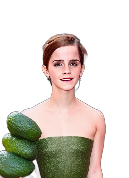dress, face, hair, food transparent PNG cut-out