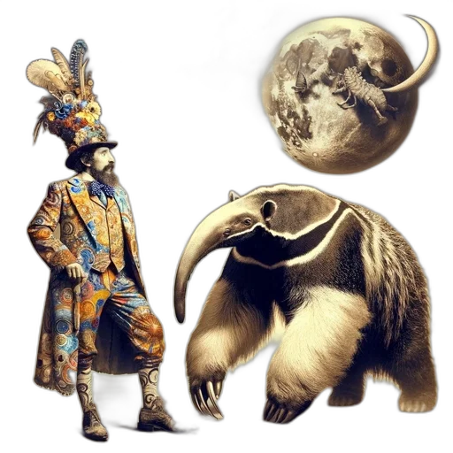 staff, animal, jewelry, creature transparent PNG cut-out