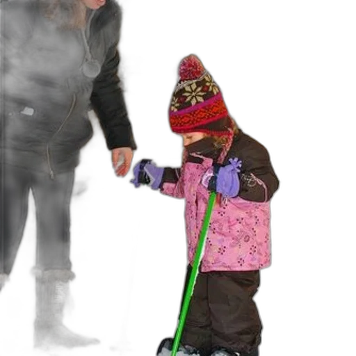 staff, jacket, mask, umbrella transparent PNG cut-out