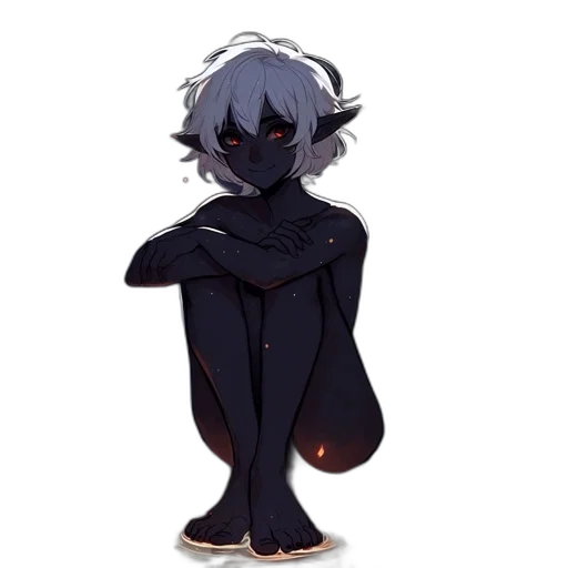 creature, mask, staff, jacket transparent PNG cut-out