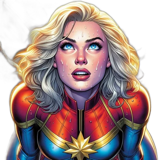 face, comic book art, concept art, cartoon transparent PNG cut-out