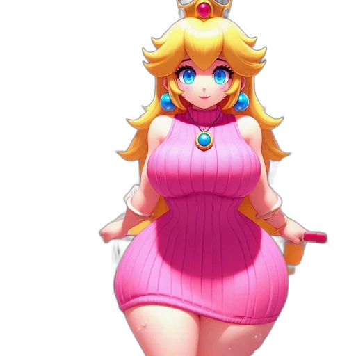 dress, crown, staff, concept art transparent PNG cut-out