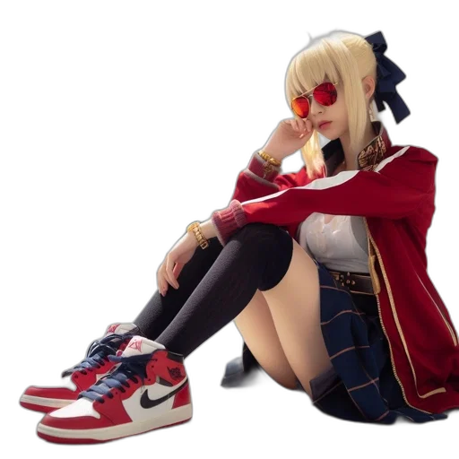 shoes, jacket, weapon, crown transparent PNG cut-out