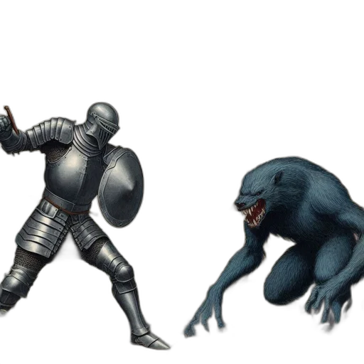 concept art, 3d render, fantasy art, pixel art transparent PNG cut-out
