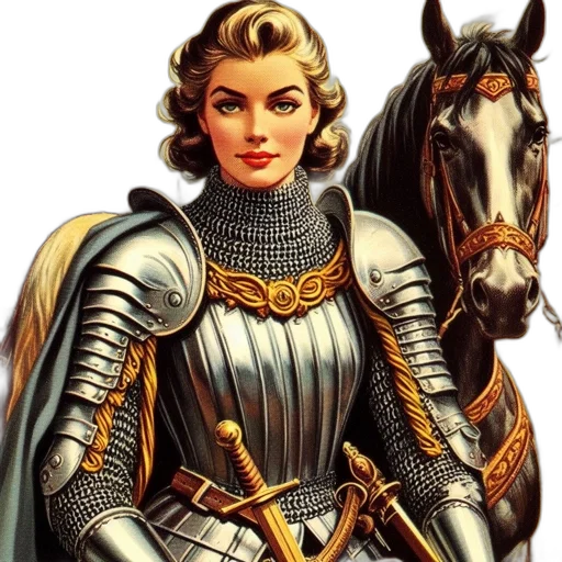 sword, crown, comic book art, fantasy art transparent PNG cut-out
